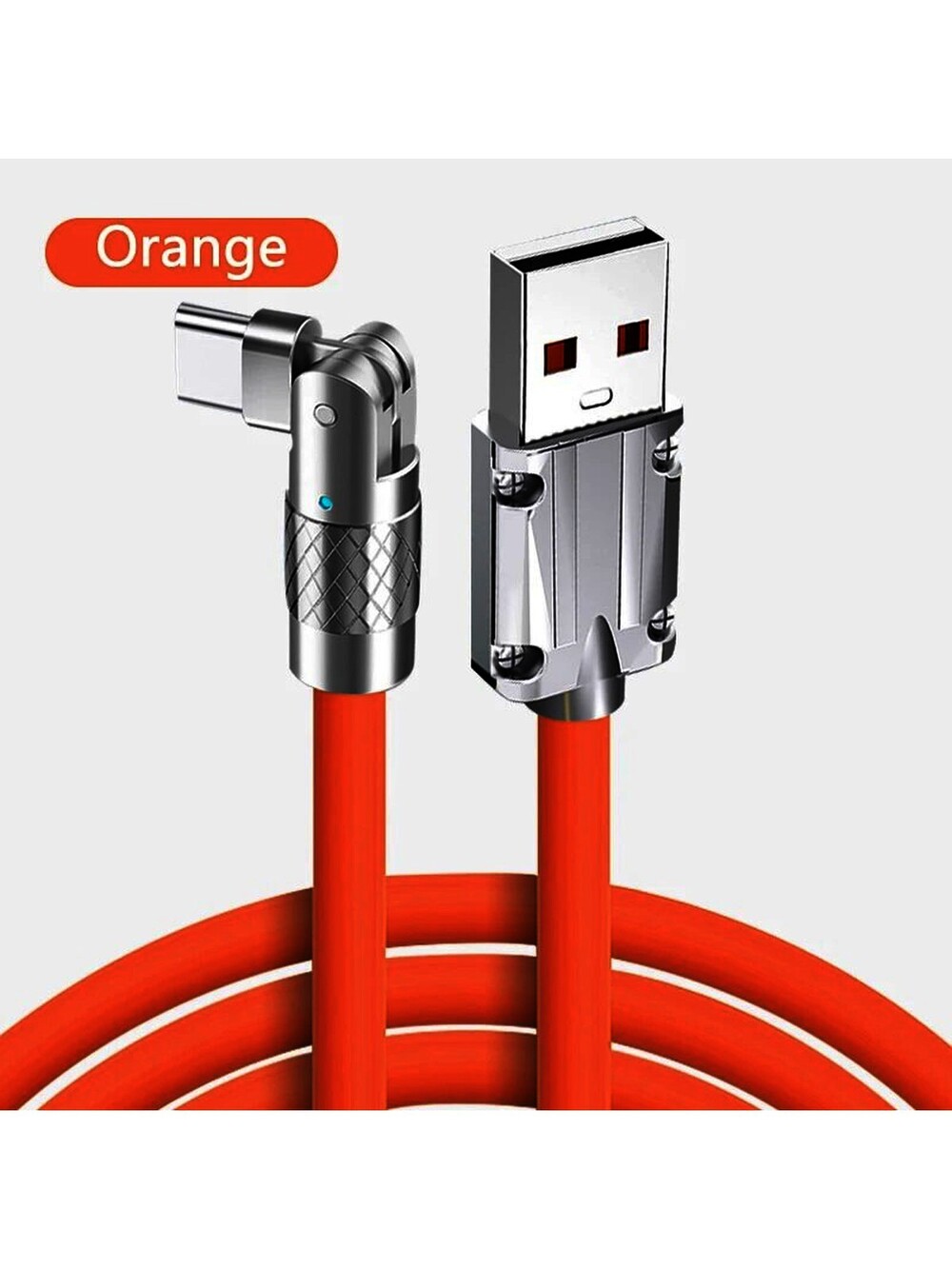 Type C Data Line 120w Fast Charging 6A 180 Rotating Ultra Fast Charging Line...